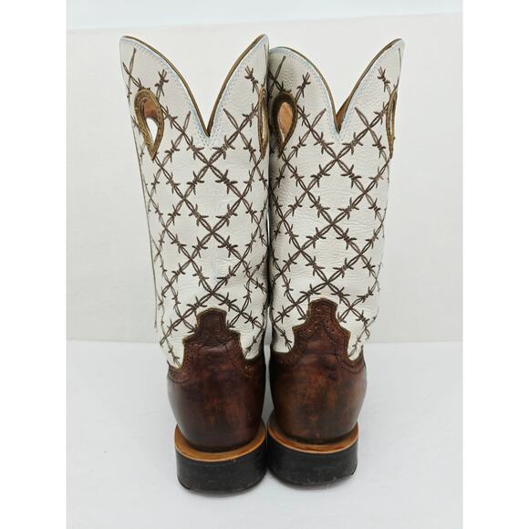 Twisted X Men\'s Ruff Stock Western Leather Cowboy Boots 11 main image 8